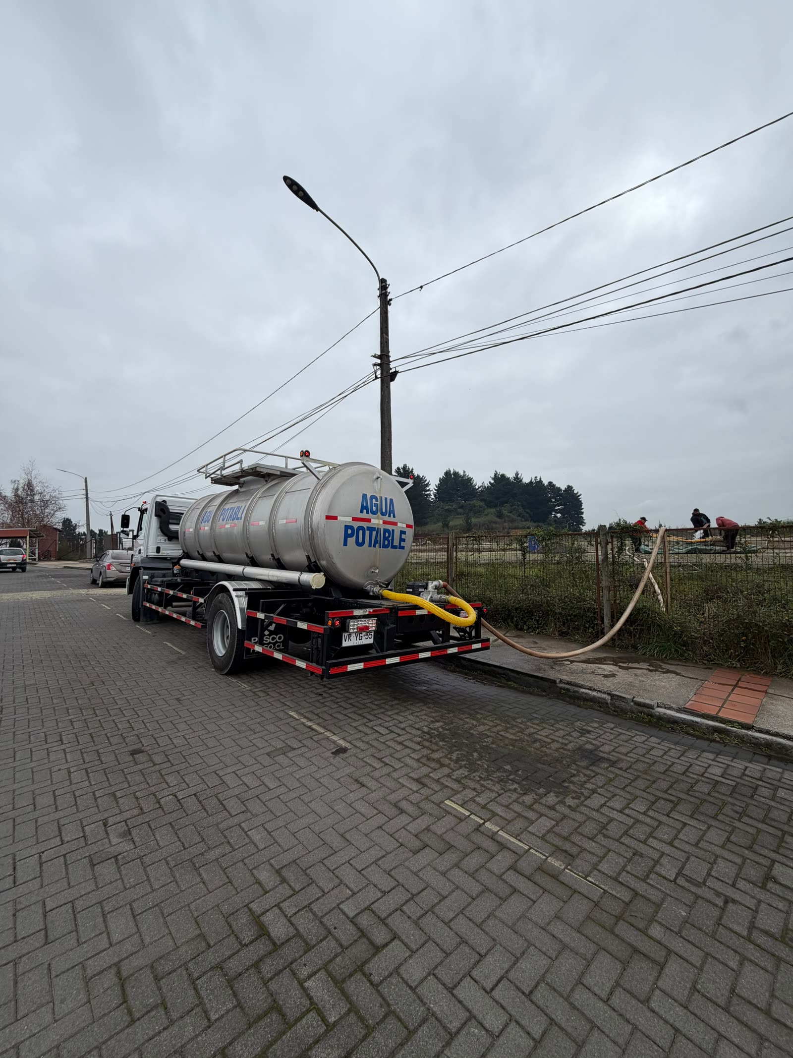 Camión aljibe de agua potable de Transportes ANCO